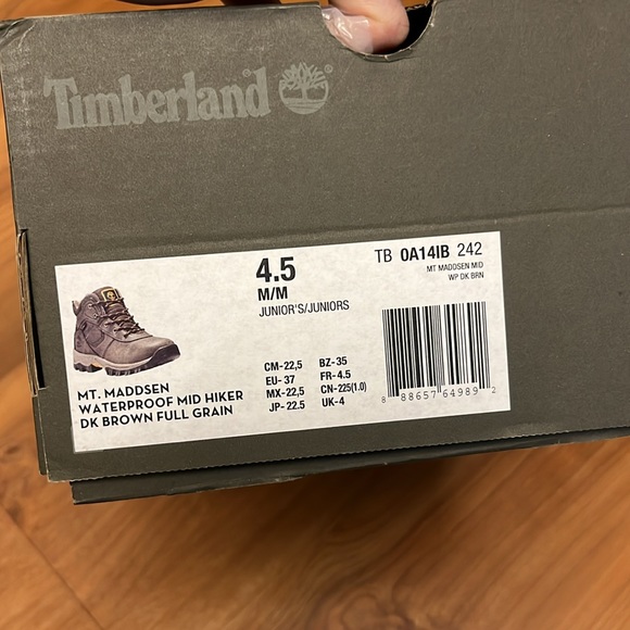 Junior Mt. Maddsen Waterproof Mid Hiking Boot - Picture 16 of 16